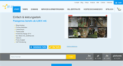 Desktop Screenshot of jf-hosting.net